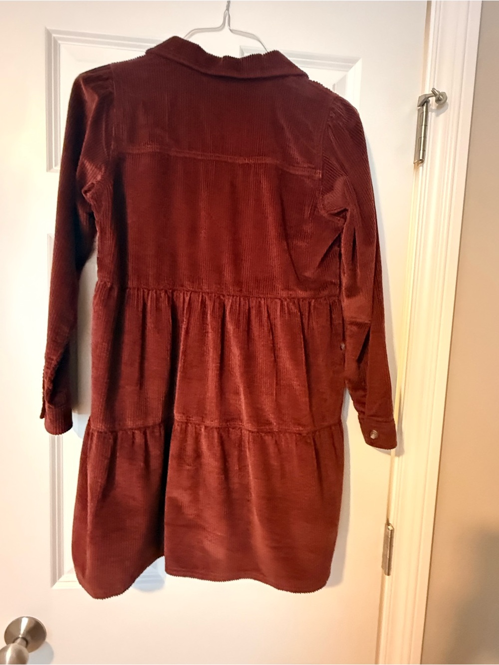 American Eagle Outfitters Corduroy Button-Front Jacket in Rust Brown - Picture 3 of 4